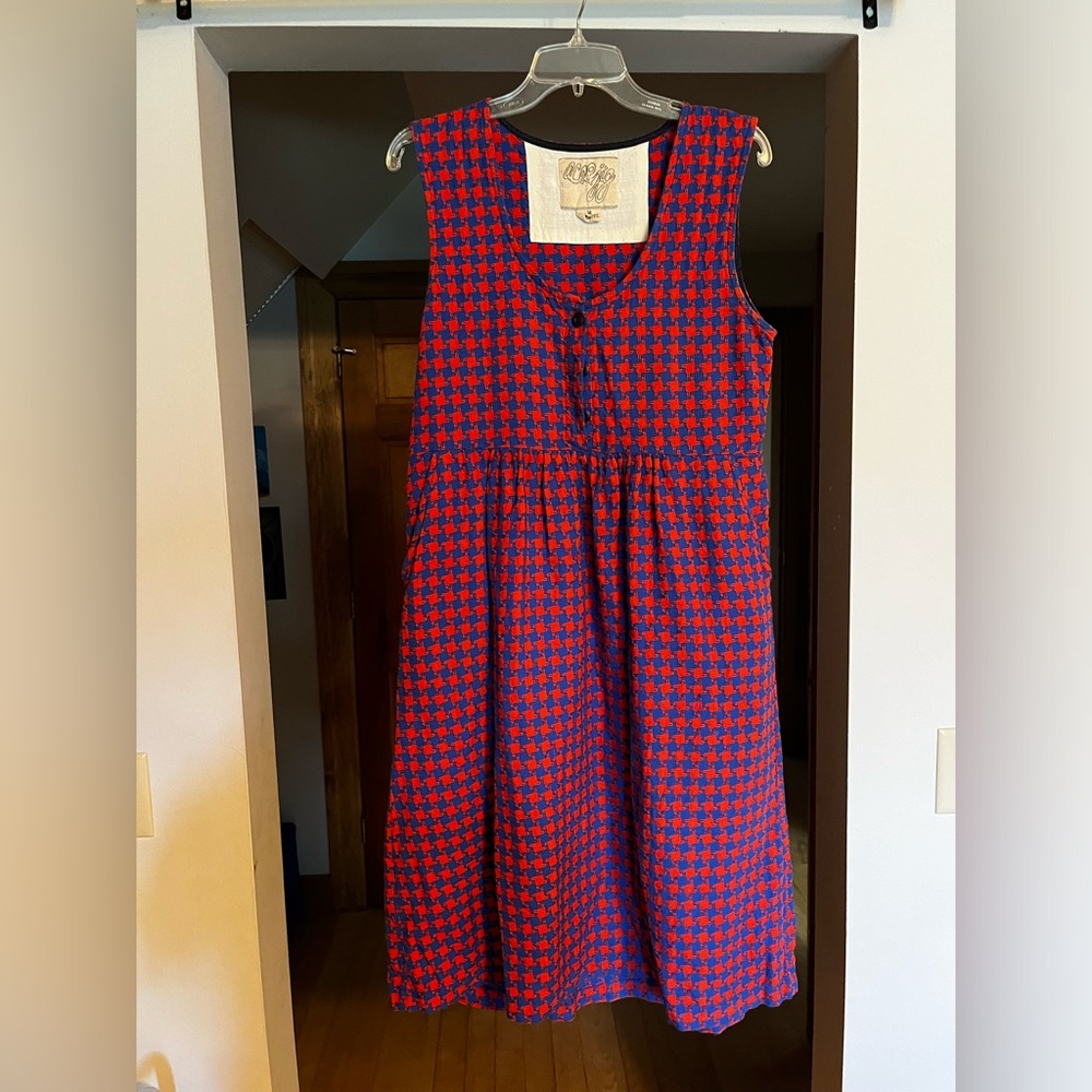 Ace & Jig dress, varsity textile (fall ‘17)